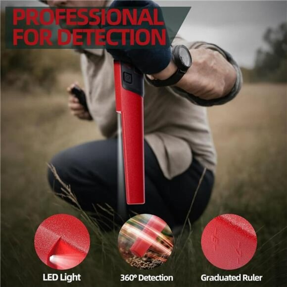 Waterproof Metal Detector Pinpointer Handheld Wand for Gold Coins Jewelry - Picture 5 of 7